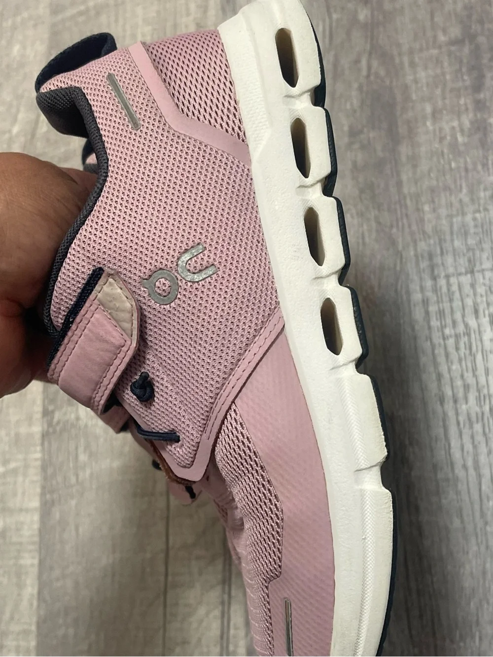 On Running Kids Pink Velcro Athletic Sneakers